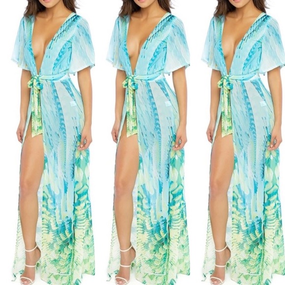 LAST ONE!! PRICE IS FIRM Swimsuit maxi cover up - Picture 2 of 4